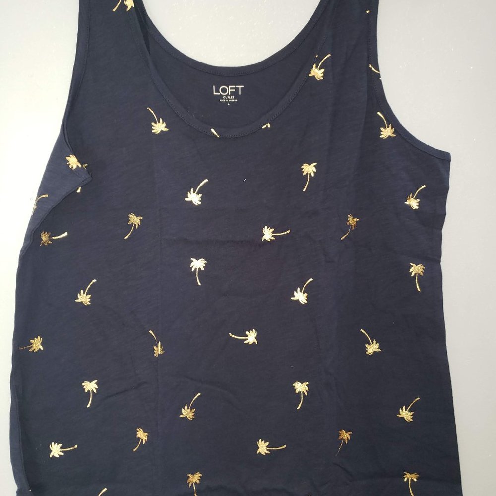 PALM PRINT TANK TOP